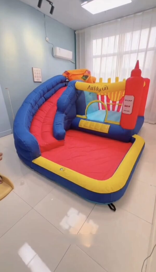 Children playing bed