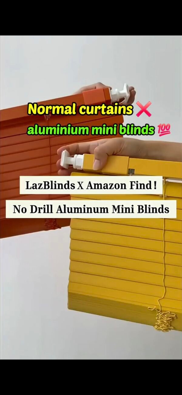 Aluminium mini blinds